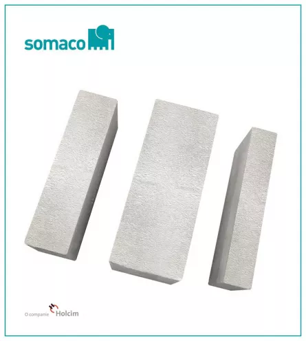 BCA Somaco D10, 612 x 100 x 240 mm, 2.2 mc/palet, 130 buc, [],matis.ro