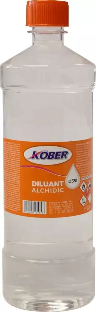 Diluant alchidic pentru vopsea / lac, Kober D551, 900 ml, [],matis.ro