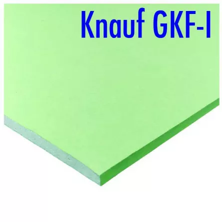 Placa gips-carton rezistenta la foc si umiditate Knauf DFH 13, 12.5 x 2600 x 1200 mm, [],matis.ro