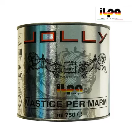 Adeziv mastic alb pentru marmura, granit, travertin, piatra naturala, Ilpa, Jolly Tixo Bianco, 750 ml, [],stoneproof.ro