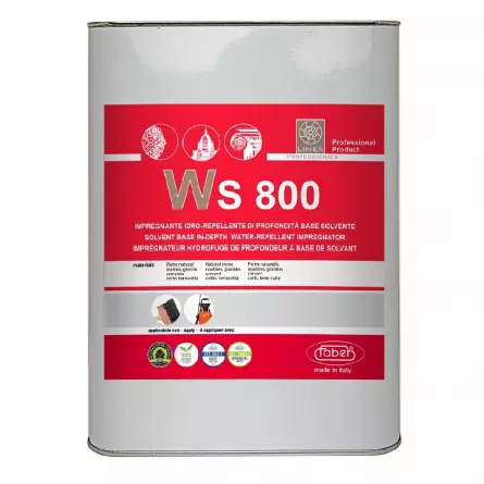 Impermeabilizant WS800, 1L Faber pentru piatra naturala, marmura, granit, travertin, beton, [],stoneproof.ro