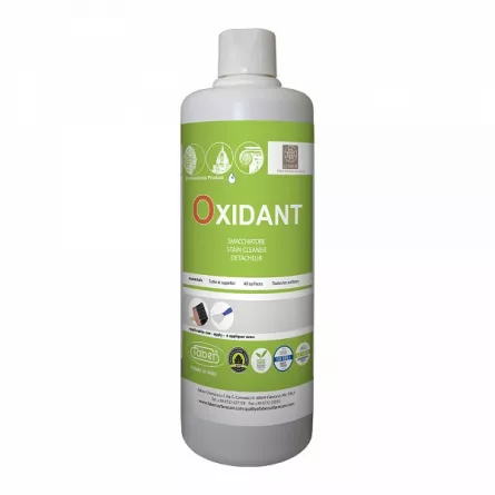 Solutie pe baza de apa pentru indepartarea petelor galbene si taninilor provocate de umezeala Oxidant, 1l, Faber, pentru piatra naturala, ciment, caramida aparenta, ceramica, [],stoneproof.ro