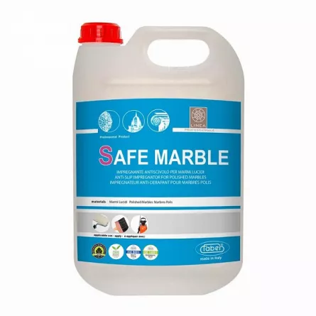Tratament anti alunecare Safe Marble, 1l, Faber, pe baza de apa pentru marmura, travertin, calcar, [],stoneproof.ro