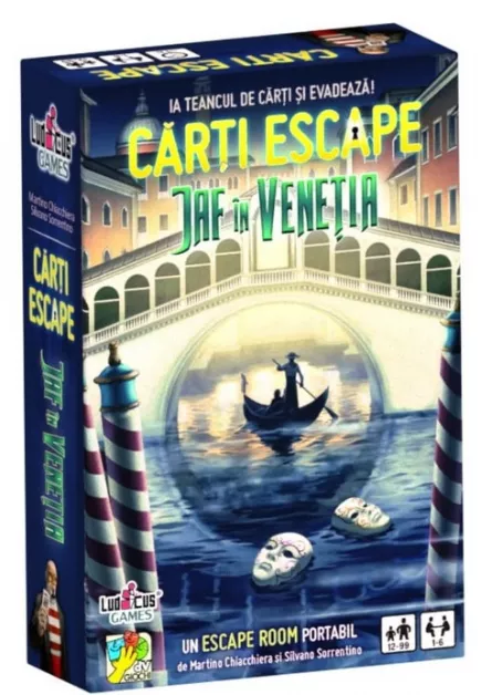 Joc de cărți Escape: Jaf în Veneția, [],edituradiana.ro