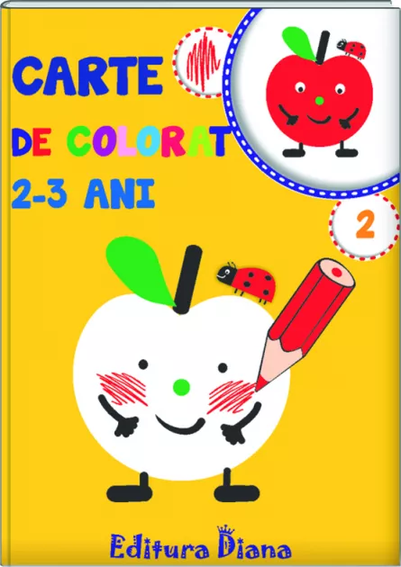 Carte de colorat 2-3 ani (volumul 2), [],edituradiana.ro