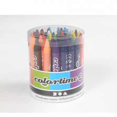 Set de 48 de creioane colorate cerate, [],edituradiana.ro