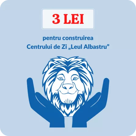 Donează 3 lei pentru construirea Centrului de Zi Leul Albastru, [],edituradiana.ro