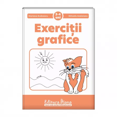 Exerciții grafice, 3-4 ani (B5), [],edituradiana.ro