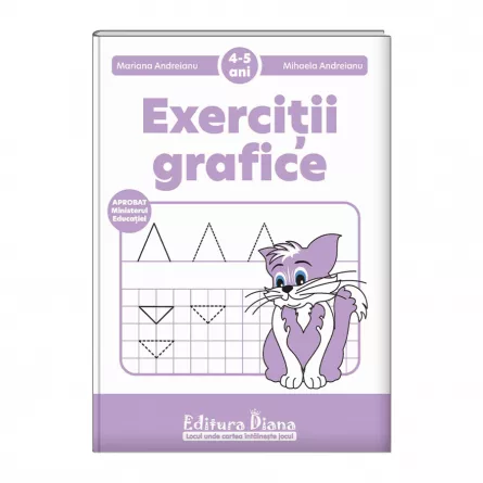 Exerciții grafice, 4-5 ani (B5), [],edituradiana.ro