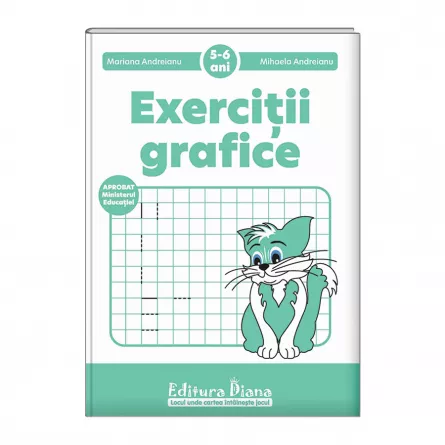 Exerciții grafice, 5-6 ani (B5), [],edituradiana.ro