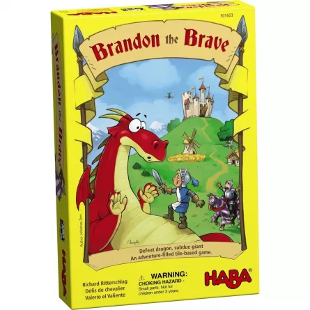 Joc de societate cu 54 de cartonașe și 1 figurină din lemn - Bradon cel curajos, [],edituradiana.ro