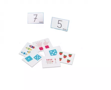 Joc de sortare cu 80 carduri - Cantități și numere, [],edituradiana.ro