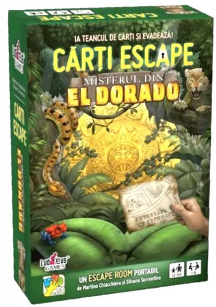 Joc de cărți Escape - Misterul din El Dorado, [],edituradiana.ro