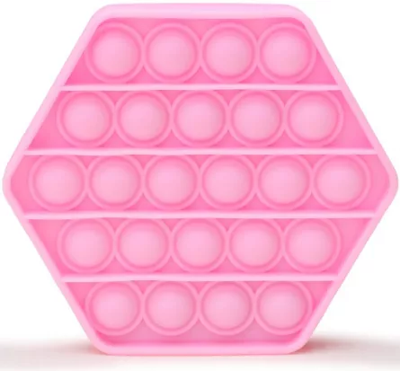 Jucărie senzorială antistress- Pop-it roz, 13 cm, [],edituradiana.ro
