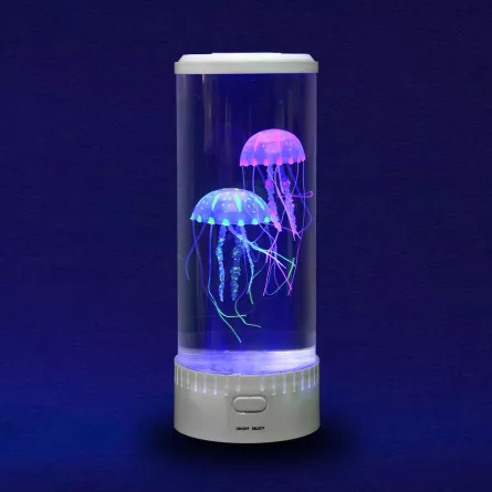 Lampă acvariu cu meduze (Alb), [],edituradiana.ro