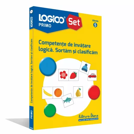 LOGICO PRIMO -  Competențe de învățare logică. Sortăm și clasificăm (5+), [],edituradiana.ro