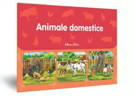Mapă Animale domestice - 10 planșe A3, [],edituradiana.ro