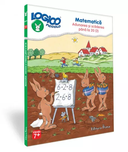 LOGICO PICCOLO - Matematică (7+) - Adunarea și scăderea până la 20 (2), [],edituradiana.ro