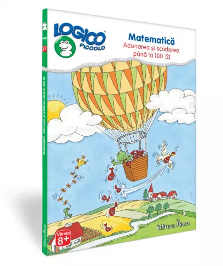 LOGICO PICCOLO - Matematică (8+) - Adunarea și scăderea pănă la 100 (2), [],edituradiana.ro