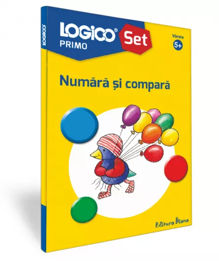 LOGICO PRIMO - Numără și compară (5+), [],edituradiana.ro