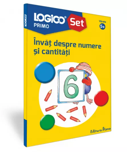 LOGICO PRIMO - Învăț despre numere și cantități (5+), [],edituradiana.ro