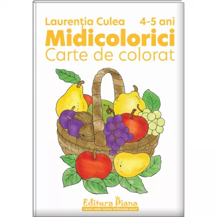 Midicolorici - Carte de colorat 4-5 ani, [],edituradiana.ro