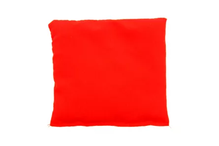 Pernuță roşie cu granule de polistiren, 10 x 10 cm, [],edituradiana.ro