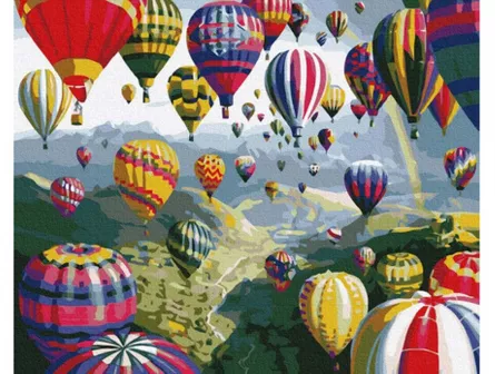 Pictură pe numere - Baloane zburătoare, [],edituradiana.ro