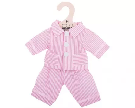 Pijamale roz pentru păpuși, 28 cm, [],edituradiana.ro