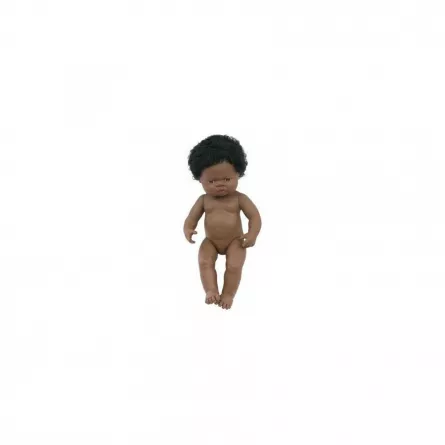 Păpușă bebeluș african - fată  38 cm, [],edituradiana.ro