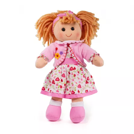 Păpușă Kelly cu păr blond și rochie roz (34 cm), [],edituradiana.ro