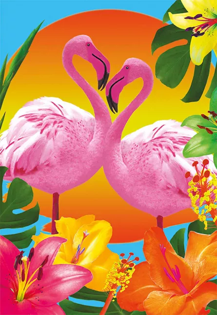 Puzzle  - Păsări flamingo, 500 de piese, [],edituradiana.ro