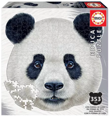 Puzzle cu 332 de piese - Cap de urs panda, [],edituradiana.ro