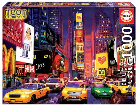 Puzzle fosforescent cu 1000 de piese - Times Square, New York, [],edituradiana.ro