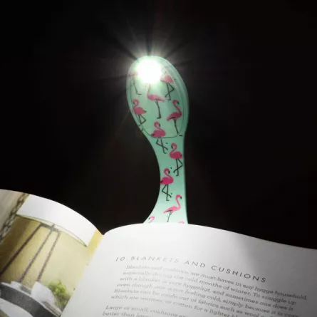 Semn de carte flexibil cu lumină - Flamingo, [],edituradiana.ro