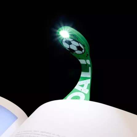 Semn de carte flexibil cu lumină - Fotbal, [],edituradiana.ro