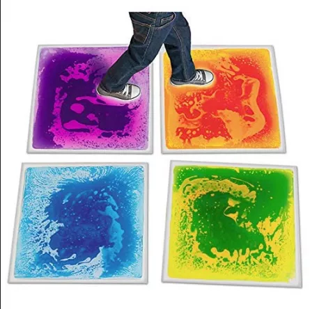 Set de 4 plăci de podea cu lichid senzorial UV (40 X 40 cm), [],edituradiana.ro
