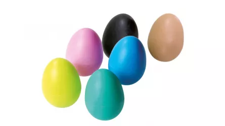 Set de 6 maracas colorate în formă de ou, [],edituradiana.ro