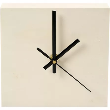 Set de creație  - Ceas din lemn pentru asamblat și decorat, 19 x 19 x 3 cm, [],edituradiana.ro