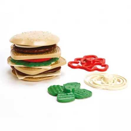 Set de preparare și servire sandvișuri cu 15 accesorii stivuibile din plastic reciclat, [],edituradiana.ro