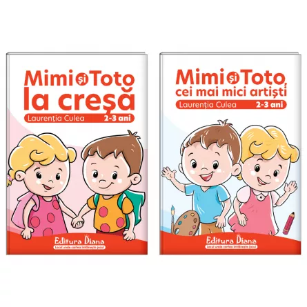 Set două cărți, A4, antepreșcolari 2-3 ani, [],edituradiana.ro