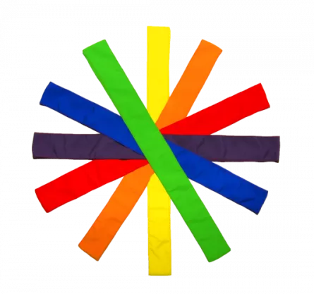 Set de 6 benzi colorate pentru activități sportive, [],edituradiana.ro