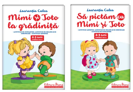 Set două cărți, A4, antepreșcolari 2-3 ani (autor L. Culea) - Aprobat MEN, [],edituradiana.ro