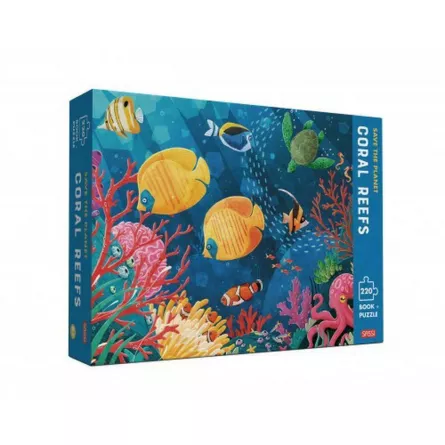 Set puzzle cu 220 de piese + carte - Să salvăm planeta. Recif de corali, [],edituradiana.ro