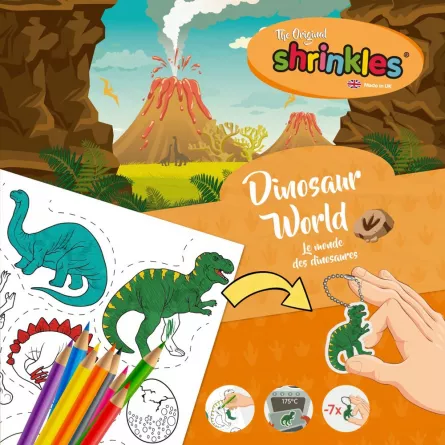 Shrinkles - Realizează-ți propriile accesorii cu dinozaurii lumii, [],edituradiana.ro