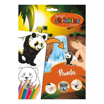 Shrinkles - Realizează-ți propriile accesorii cu urși panda, [],edituradiana.ro