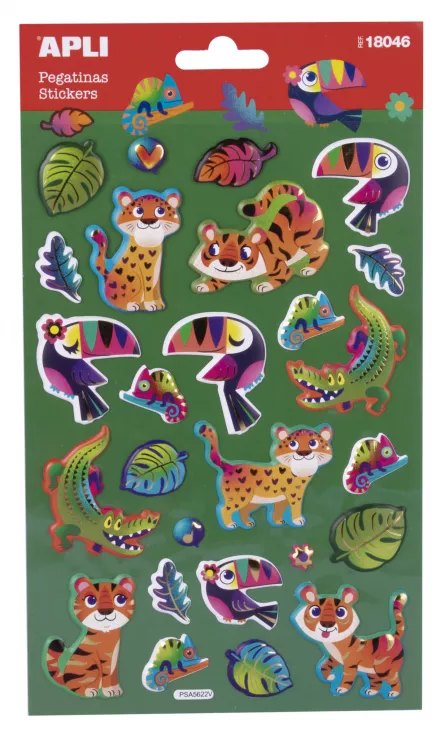 Stickere -Animale din junglă, [],edituradiana.ro