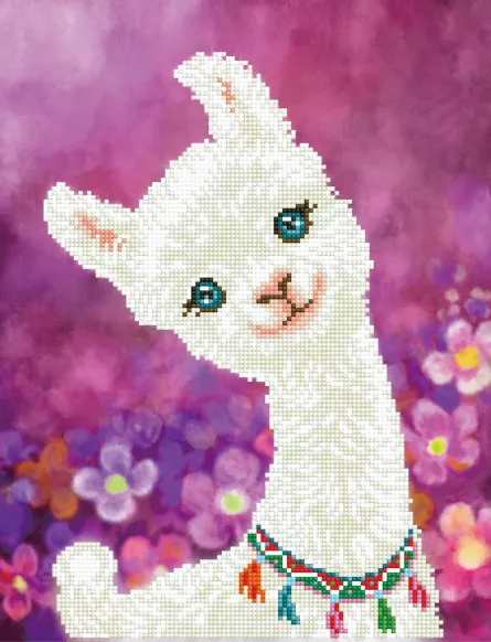 Tablou cu diamante - Alpaca drăgălașă, [],edituradiana.ro