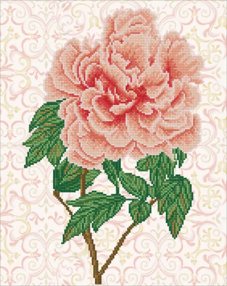 Tablou cu diamante - Trandafir roz, [],edituradiana.ro