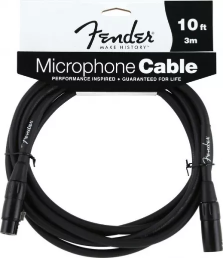 Cablu microfon Fender Performance 10ft (3 m), [],guitarshop.ro